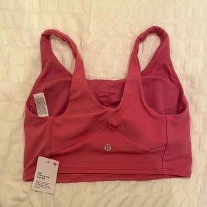 Lululemon sports bra, size 6, pink blossom